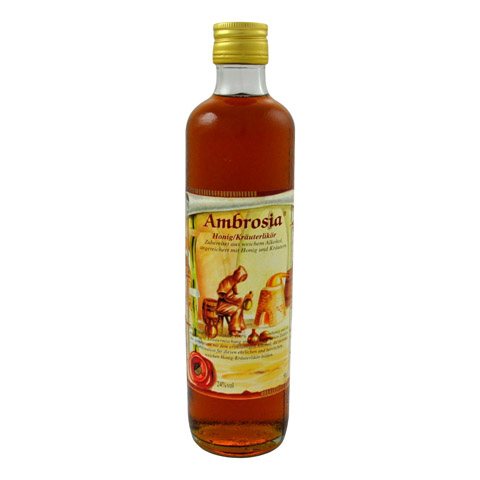 Ambrosia honey-herb liqueur