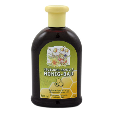Hay flower chamomile honey bath