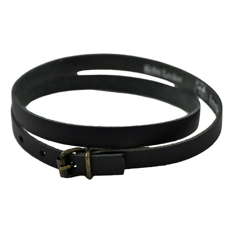 Lederarmband schwarz