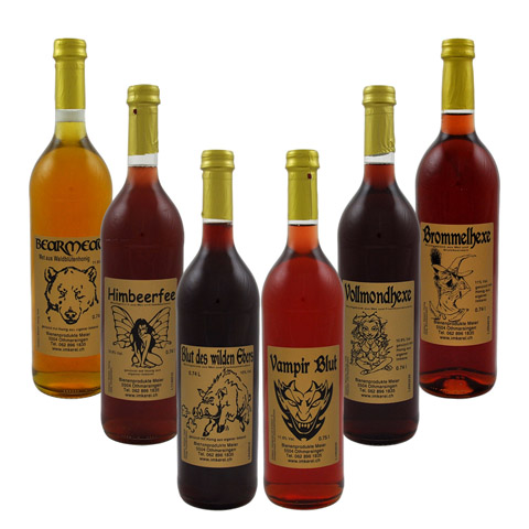 Delight package with 6 bottles of mead from own production