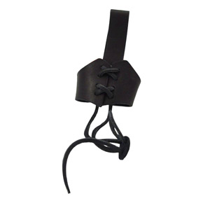 Leather holder for horns with a volume of 2dl