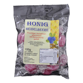 Honig Heidelbeere Bonbon