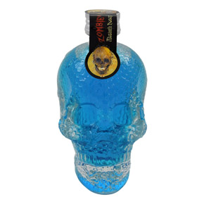 Zombies Absinth Honey in dekorativer Totenkopf-Flasche 50ml - Blueberry