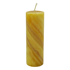 Pillar candle made of 100% beeswax 14.5x3.5