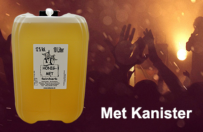 Honigwein Kanister Lieblich Classic Wikingerblut Tannenhonig Feinherb